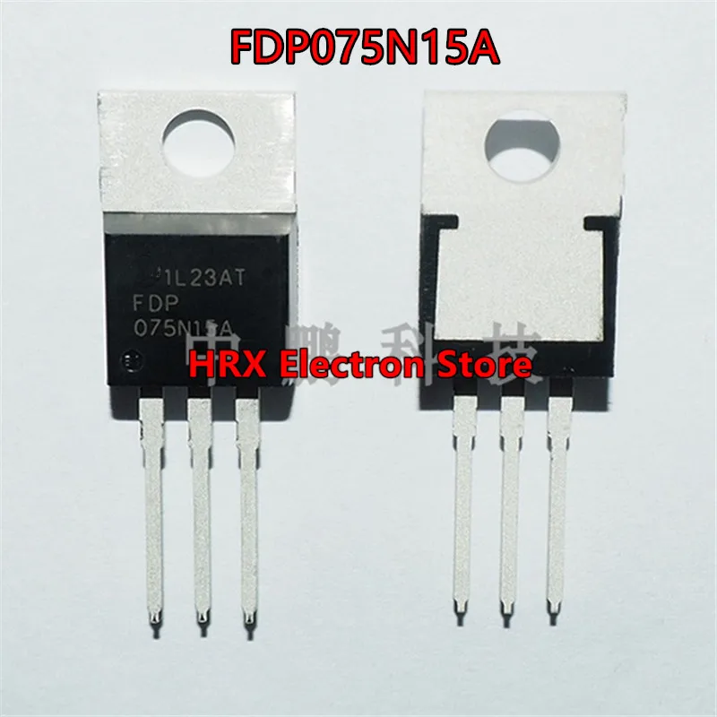 

Новый оригинальный импорт FDP075N15A 075N15A TO-220 MOSFET 150V 130A 10 шт./лот