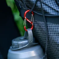 Naturehike S-shaped Mountaineering Buckle Camping Aluminum Hanging Buckle Camping Backpack Buckle Multifunctional Keychain 3