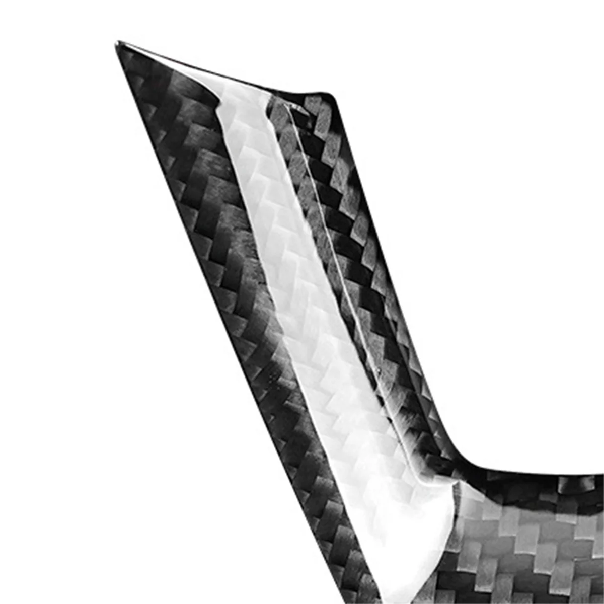 

Car Steering Wheel Cover Trim Sticker Carbon Fiber for Tesla Model 3 Highland 2024 Model3 Interior Accessories