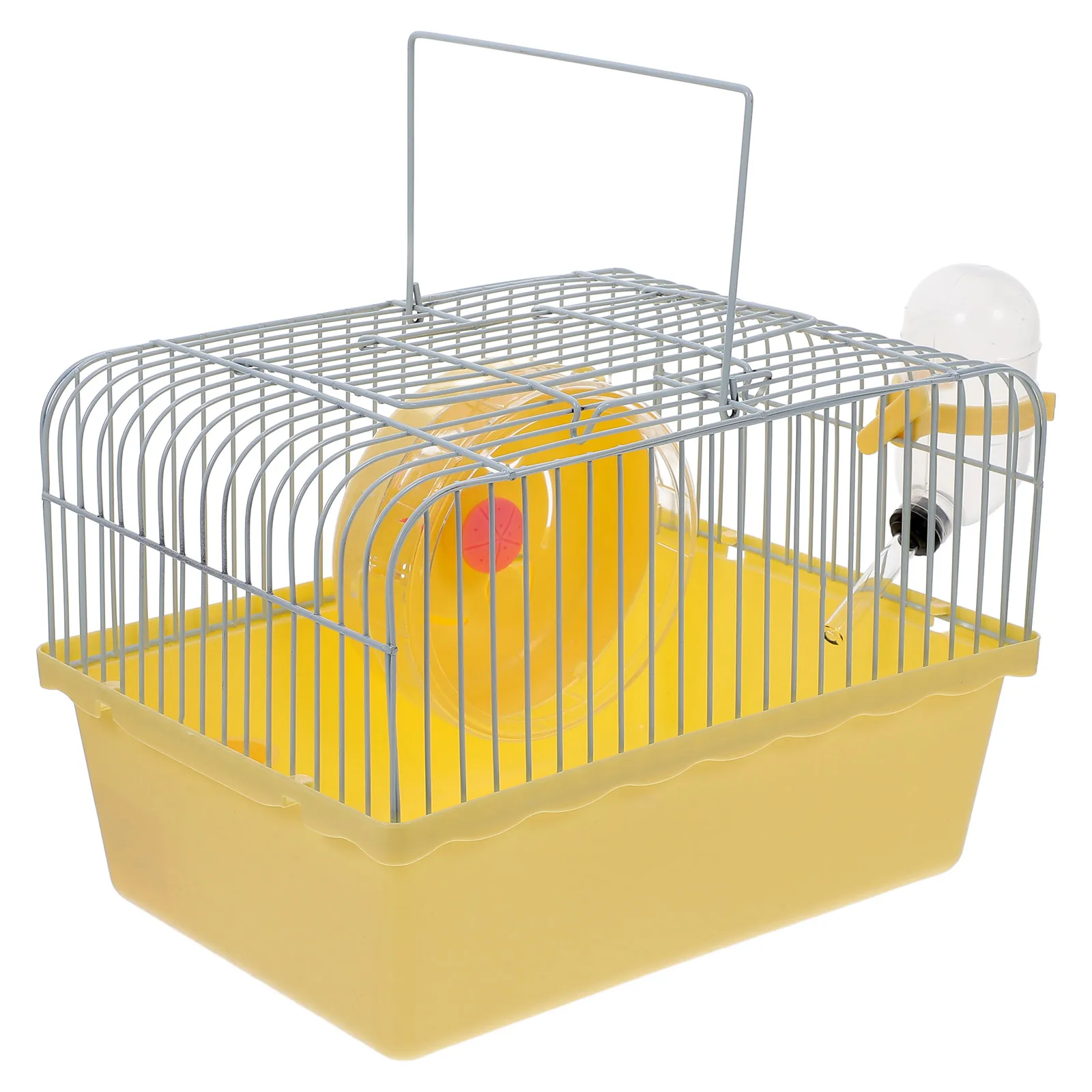 

Hamster Cage Portable For Chinchillas Small Pets Spacious Abs Travel Carrier With Water Container Small Animal