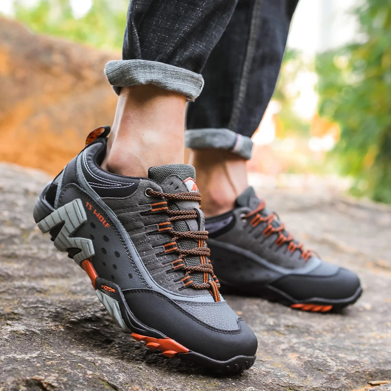 Hoge Kwaliteit Heren Trekkingschoenen Sport Outdoor Waterdichte Klimschoenen Man Sneakers Bergbeklimmen Wandelschoenen Voor Mannen Werken