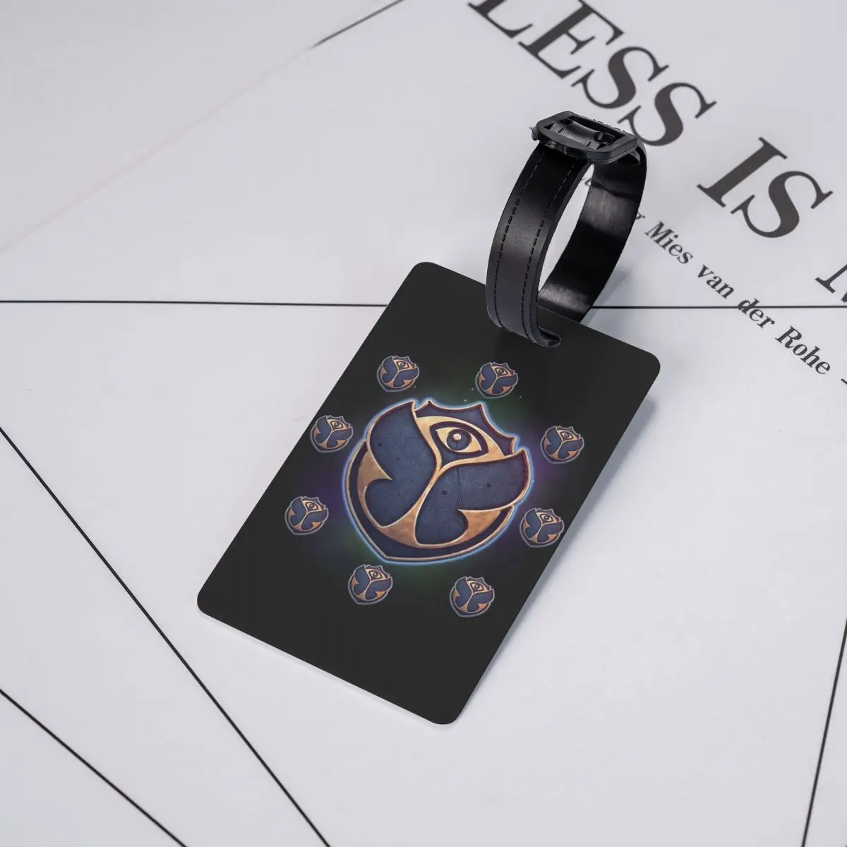 Custom Tomorrowland แท็กกระเป๋าเดินทางสําหรับกระเป๋าเดินทาง Belgian Electronic Dance Music Festival ความเป็นส่วนตัวชื่อ ID Card