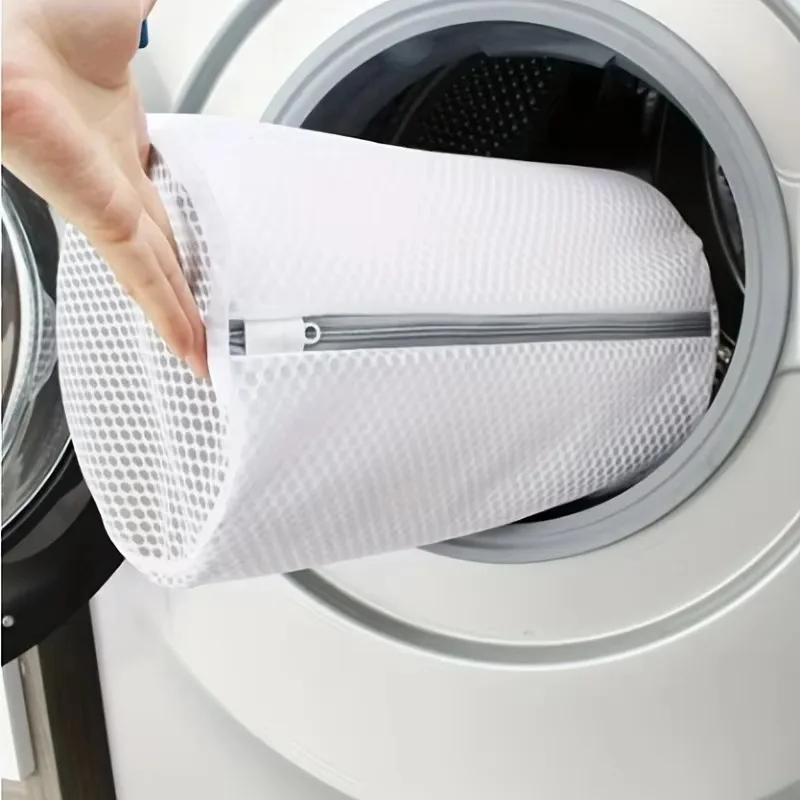360° Durable Mesh Shoe Cleaning Bag Reusable Sports Shoe Wash Bag with Zipper Closure for Protection