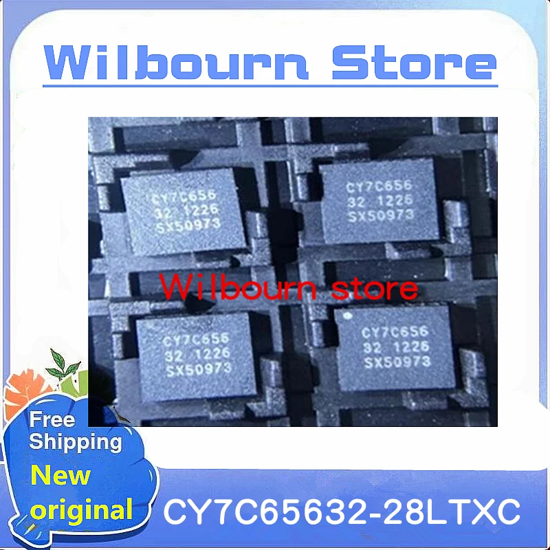 5PCS~20PCS/LOT CY7C65632-28LTXC CY7C65632-28LTXCT CY7C656 CY7C65632 QFN-28 New original stock