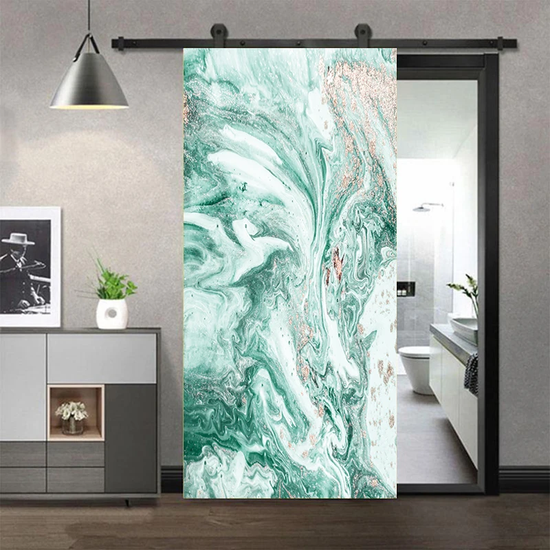 Entrance Door Decoration Vintage Wallpaper Marble Photograph  Self-adhesive Photo Wallpaper 3d Custom Mural Wall Art Stickers