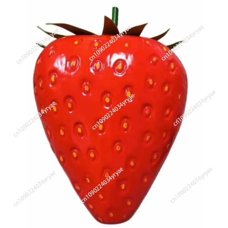 Simulation fruit model photography props stage advertising creative simulation fake foam super large strawberry decoration