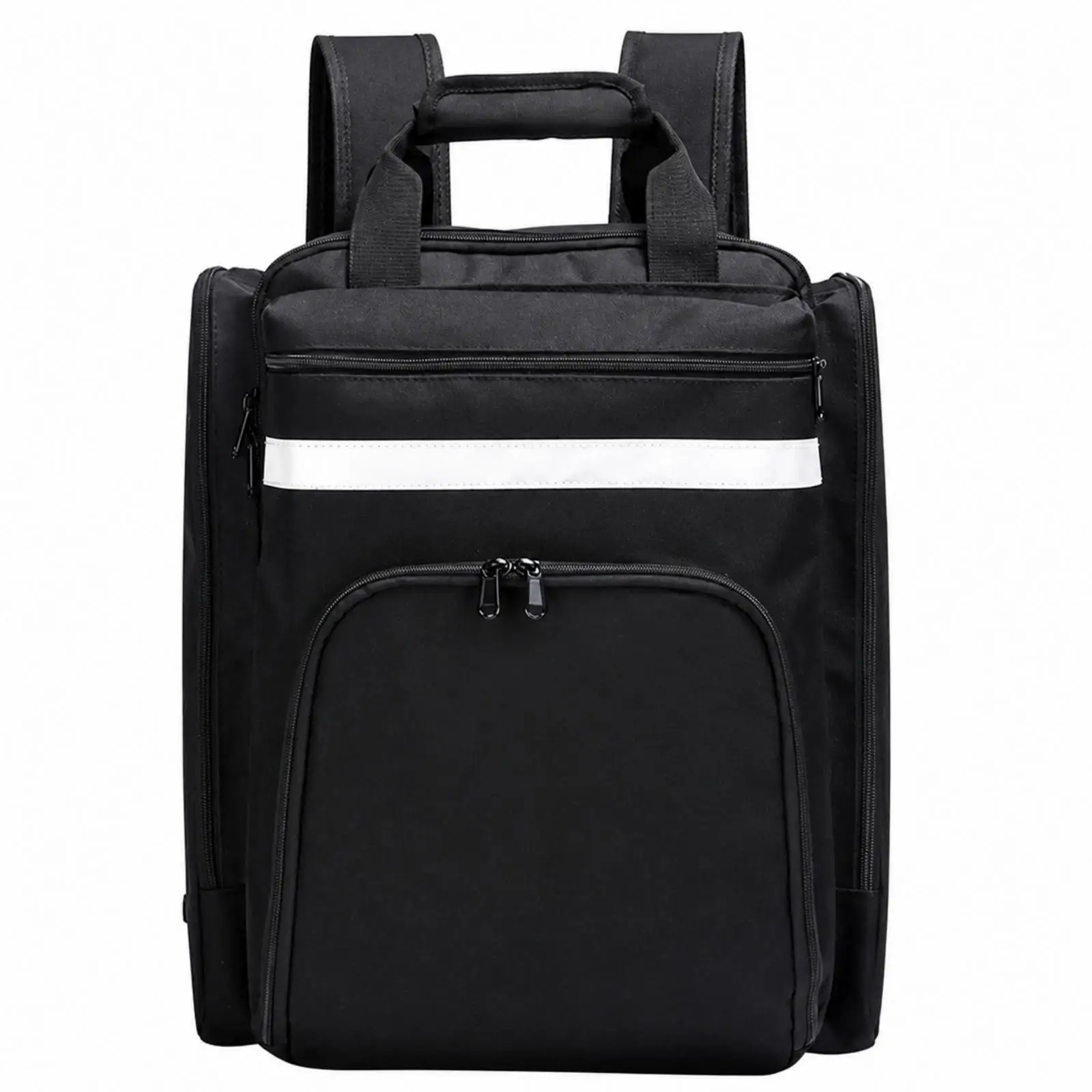 Waterproof Emergency First-Aid Backpack Adjustable First-Aid Backpack with Reflective Bands Structured for Care Center,