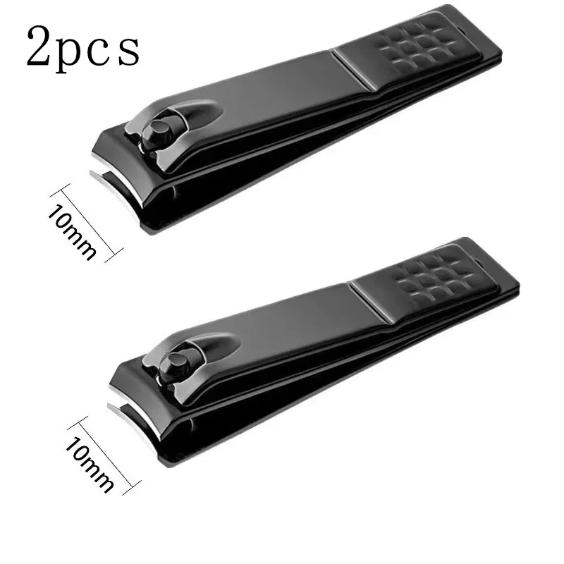1/3/5 Stuks Zwarte Nagelknipper Roestvrij Staal Nagelsnijder Dikke Schaar Tang Teennagel Vingernagel Professionele Manicure trimmer