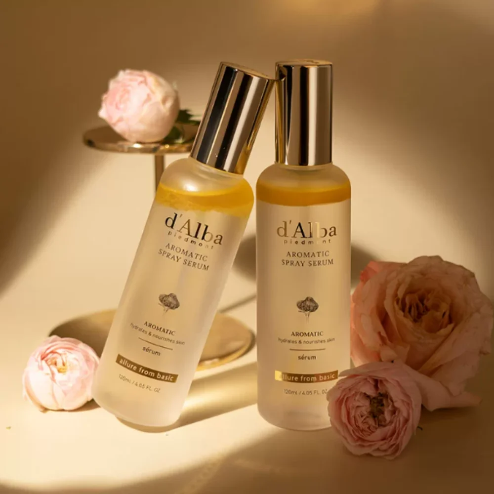 Lightweight Face Mist with White Truffle Double Layer Spray Serum for Hydration Radiant Skin Appearance and Refreshing Skin Care