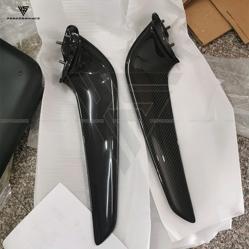 

Worth Buying Car Exterior Parts Carbon Fiber Front Bumper Wings Wind Knife For Ferrari 458 Italia And Spider Carbon Front Flaps