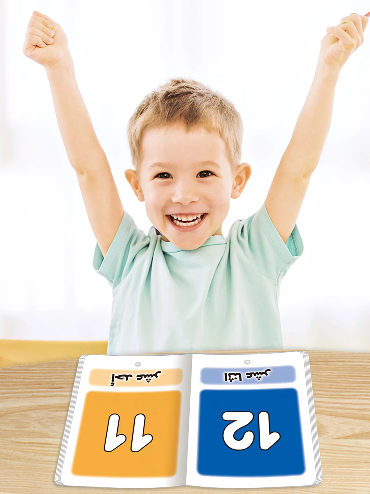 Set of 4 Arabic Children's Learning Books: Letters, Numbers, Words, Animals, Ages 2-5, Baby's First Book Gift, Early Education