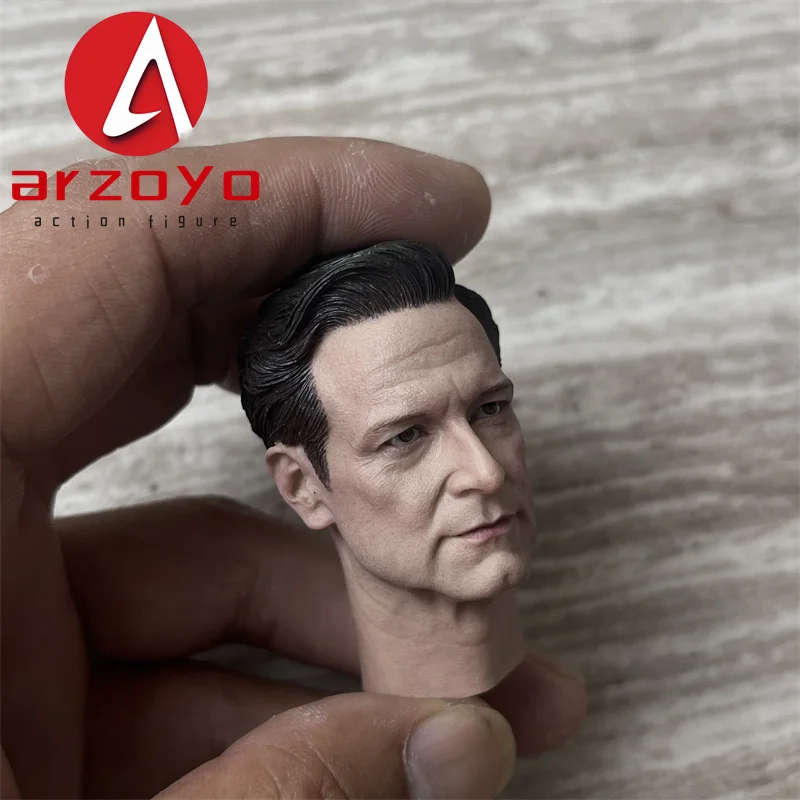 Britischer Schauspieler Colin Firth Head Sculpt Carving Model im Maßstab 1:6, passend für 12-Zoll-männliche Soldaten-Actionfigur-Körperpuppen