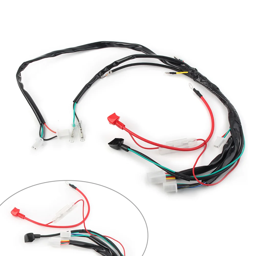 Electric Wiring Wire Harness For Chinese ATV UTV GoKart Taotao 50CC 70CC 90CC 110CC 125CC