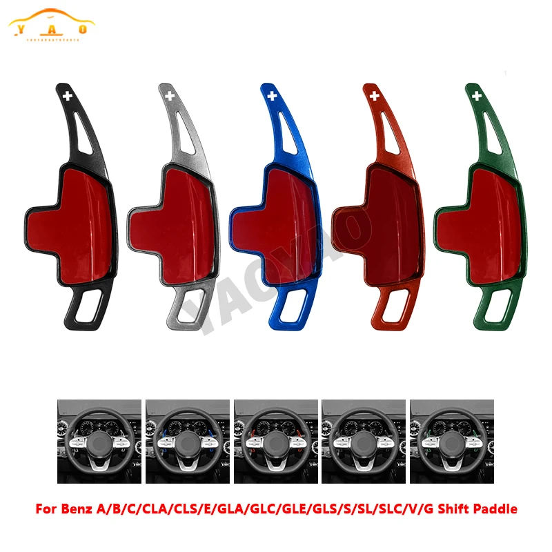 

Paddle Shifter For Mercedes Benz W205 W213 W176 W222 CLS GLA GLC GLE Car Steering Wheel Gear Extend Shifters