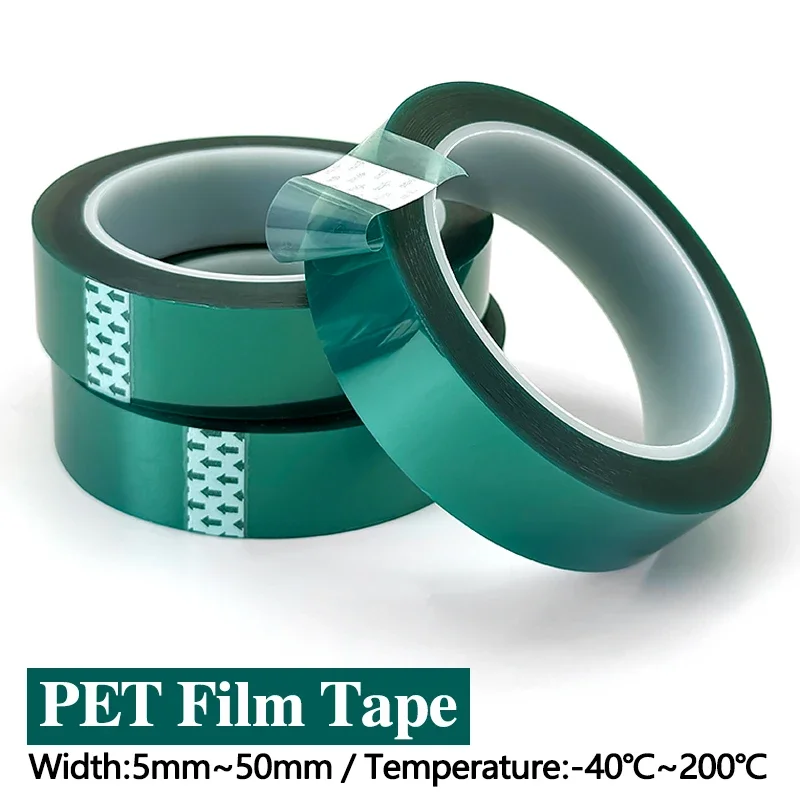 PET Green High-Temperature Tape Is Used For Electronic Component Electroplating, Welding, Baking Paint Shielding And Protective