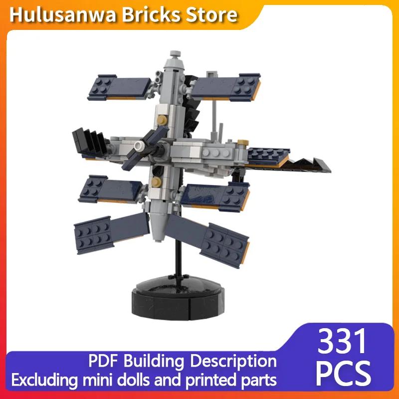 

Orbital Space Station Model MOC Building Bricks War Equipment Modular Technology Gifts Holiday Assemble Children Toys Suit