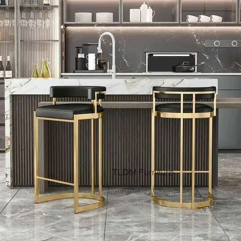 

Throne Bar Italian Stools Kitchen Living Room Nordic Designer Accent Long Dining Chairs Vanity Party Furniture Bar Chairs f