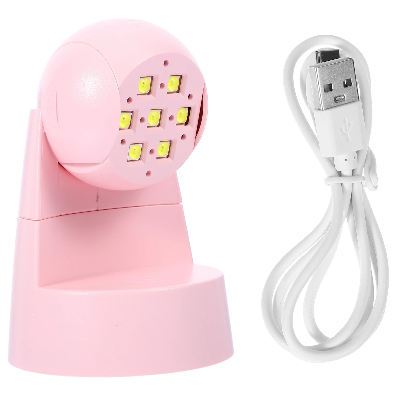 Mini Droger Nagel Benodigdheden Fototherapie Lamp Polish Manicure Drogen Kleine Lampen Uv Voor Gel Nagels Roze