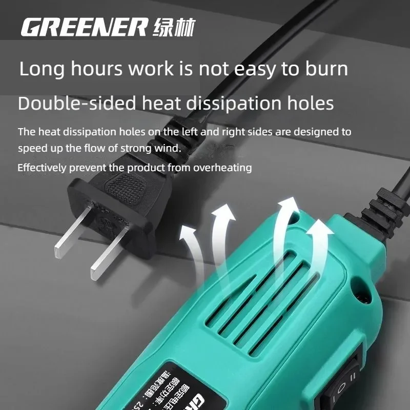 Industrial Hair Dryer Heat Gun, Hot Air Gun, Air Dryer for Soldering, Thermal Blower, Soldering Station, Shrink Wrapping Tools