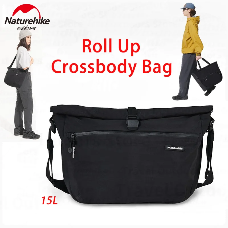 Naturehike Oxygen Roll-Up Dual-use Crossbody Bag  Quick Access Men/Women's Travel Commuter Laptop Bag Large Capacity Storage Bag