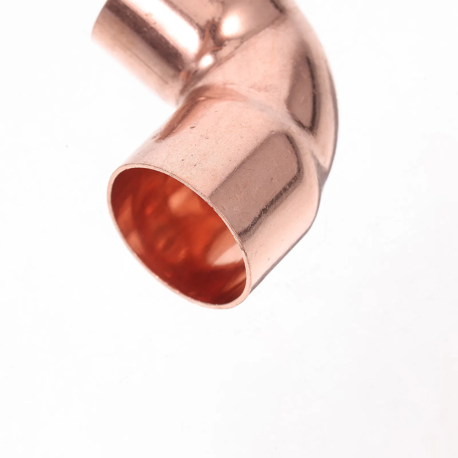 5Pcs Copper Plumbing Elbow Fittings Secure Heat Weld Joint Copper Pipe Adapters for Tight Spaces Residential and Commercial