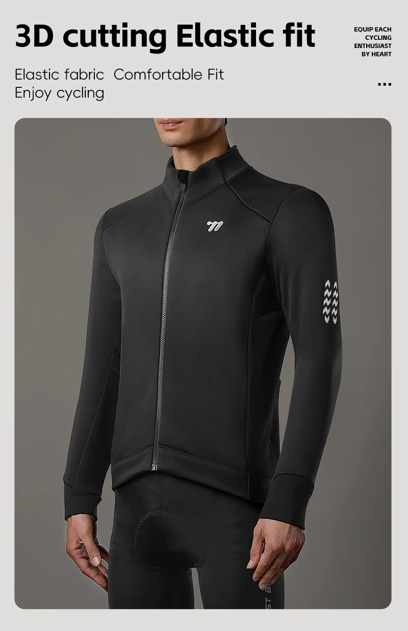 WEST RADFAHREN Männer Halten Warme Radfahren Jacke Winter Herbst Winddicht Thermische Fleece Fahrrad Mantel Wärme Lagerung Windjacke Fahrrad Jacke – Detail 12