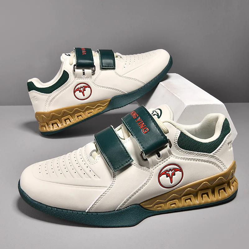 Chaussures d'haltérophilie basses pour hommes, idéales pour les squats et les soulevés de terre, parfaites pour les jeunes professionnels._voghion.com