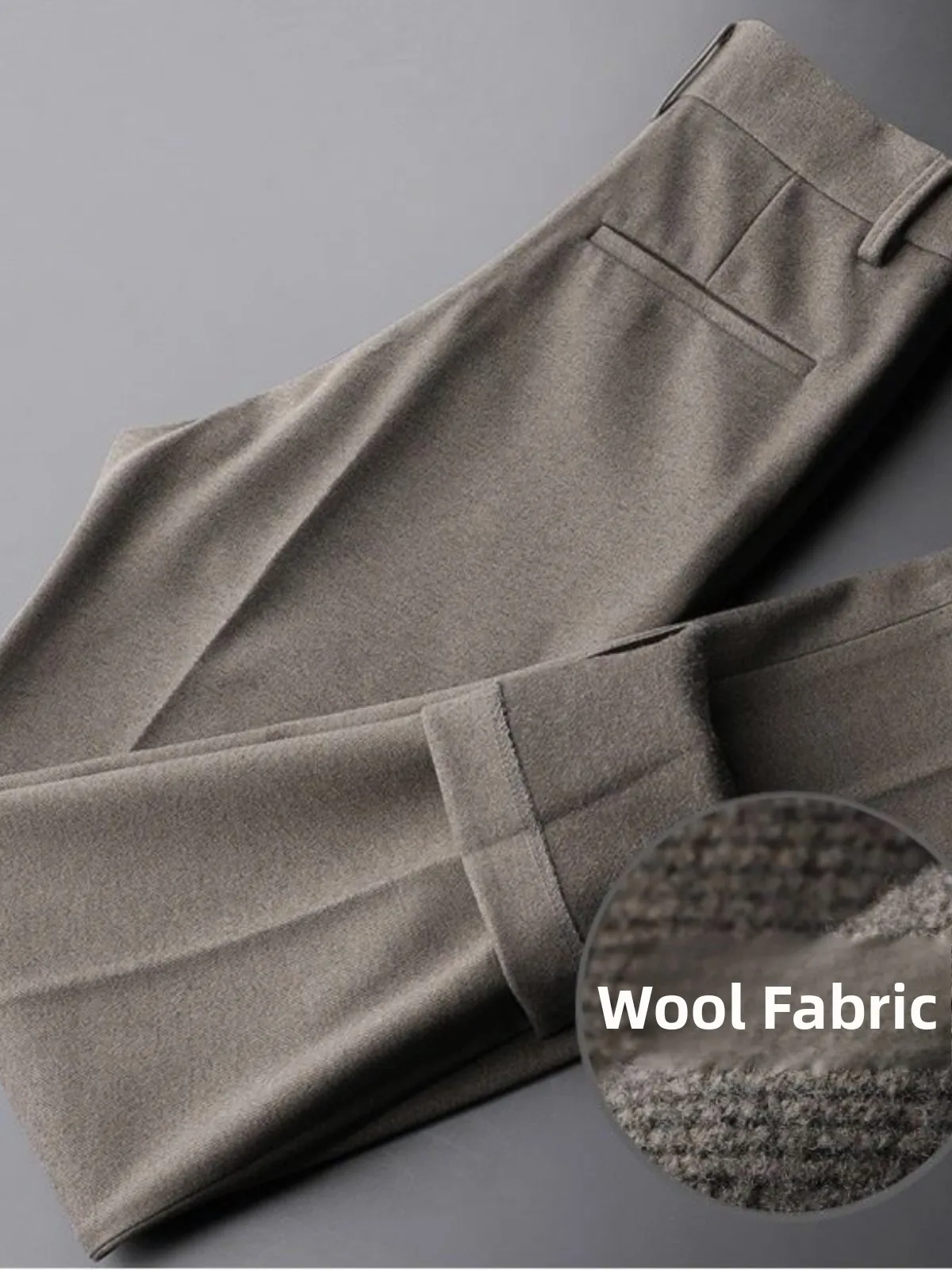 

Мужские повседневные шерстяные брюки Busin, облегающие осенне-весенние прямые длинные брюки, зимние брюки, элитная корпоративная одежда