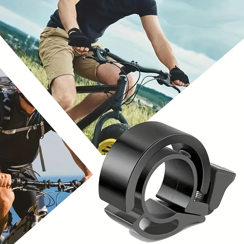 2 PCS Bicycle Bell Ring Loud Bike Bell Invisible Universal Handlebar Ring Bike Horn MTB Road Cycling Riding Safety Accessories