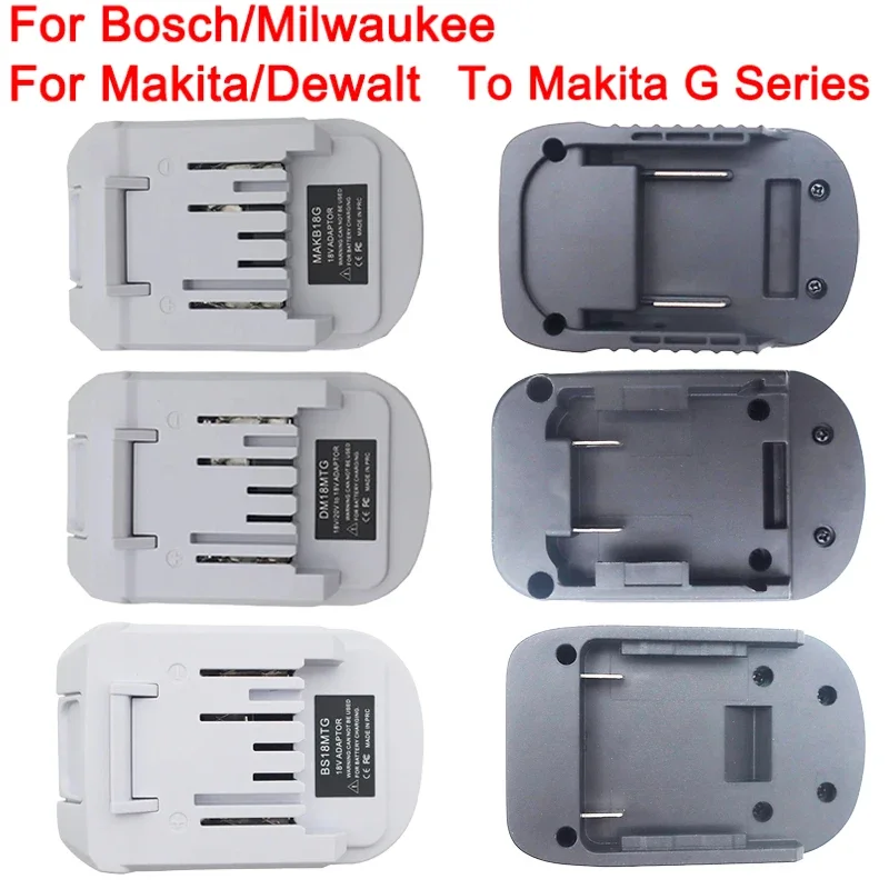 For Makita/Dewalt/Bosch/Milwaukee 18V Li-ion Battery ,Battery Adapter To Replace for Makita G series battery BL1811G BL1815G