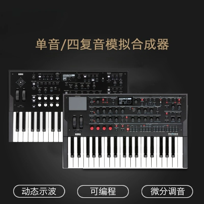

Arranger Keyboard Programming Analog Synthesizer 37 Keys 4 Polyphonic Portable