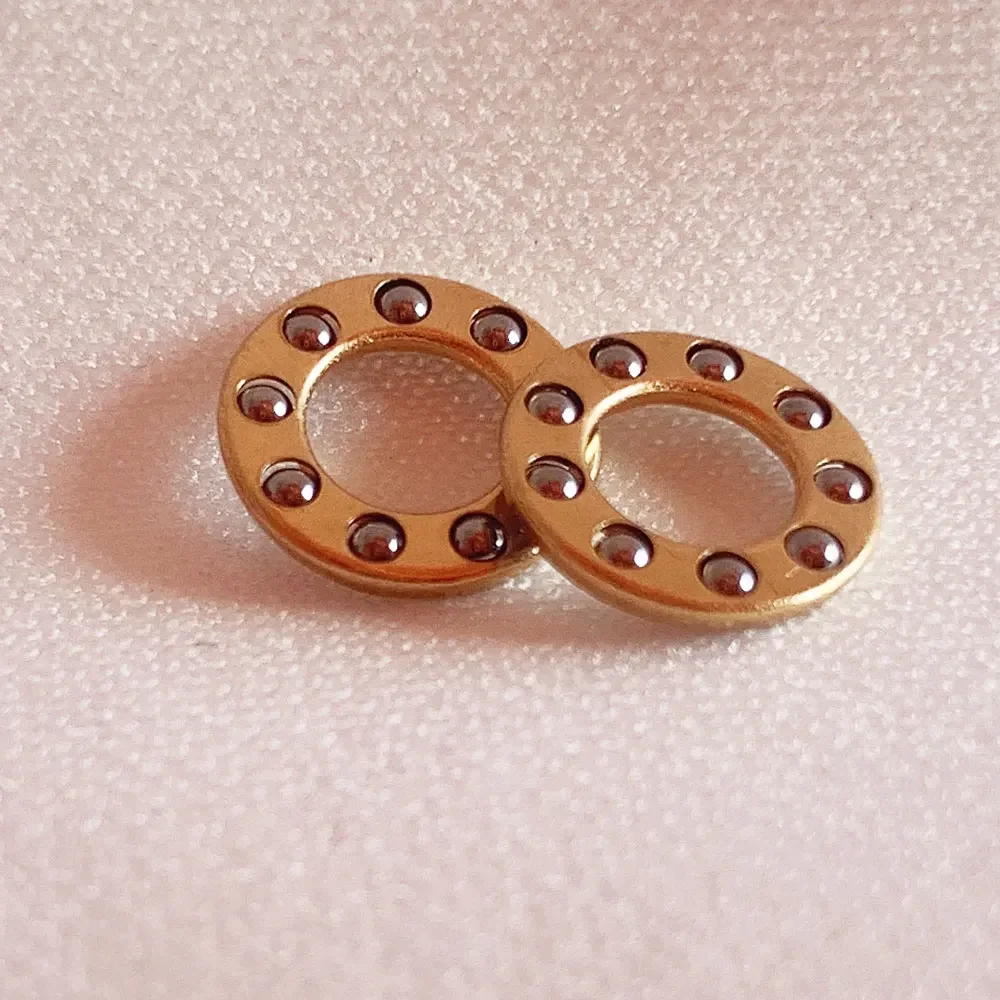 Imagem -03 - Mini Plane Axial Ball Bearing Aço Thrust Bearing Rolamento de Cobre Folding Knife Acessórios 10 Pcs por Lote