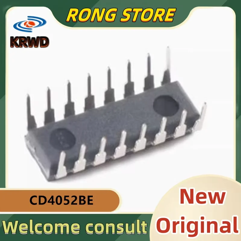 30PCS CD4052BE New and Original Chip IC DIP16  CD4052B CD4052 C4052 4052