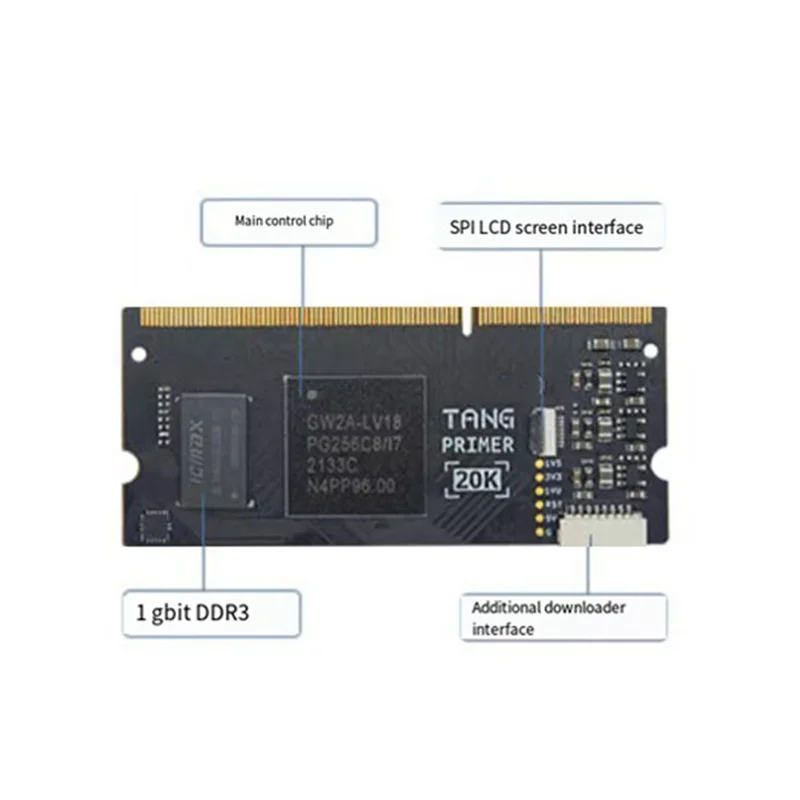 

OFSS-Tang Primer 20K Development Board FPGA Goai Core Board Minimum System GW2A-LV18PG256C8I7