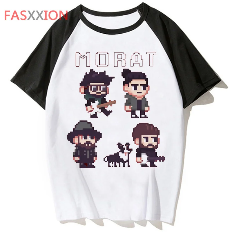 Camiseta Morat para mujer, camisetas japonesas, ropa de cómic para niña