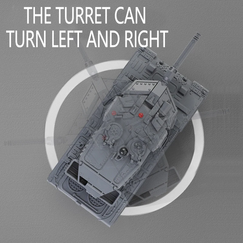 دبابة صغيرة للتحكم عن بعد متعددة اللاعبين معركة مجنزرة دبابة عسكرية نموذج محاكاة لعبة دبابة هدية