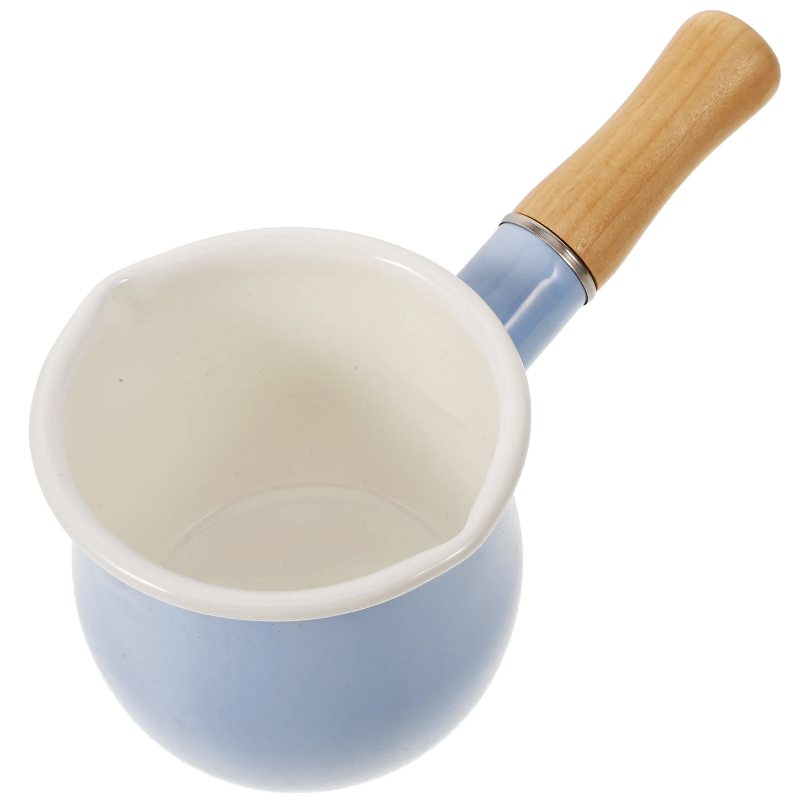 

Food Pot Saucepan Cooking Small Mini Kitchen Milk Stockpot Wooden Butter Melting Children Baby