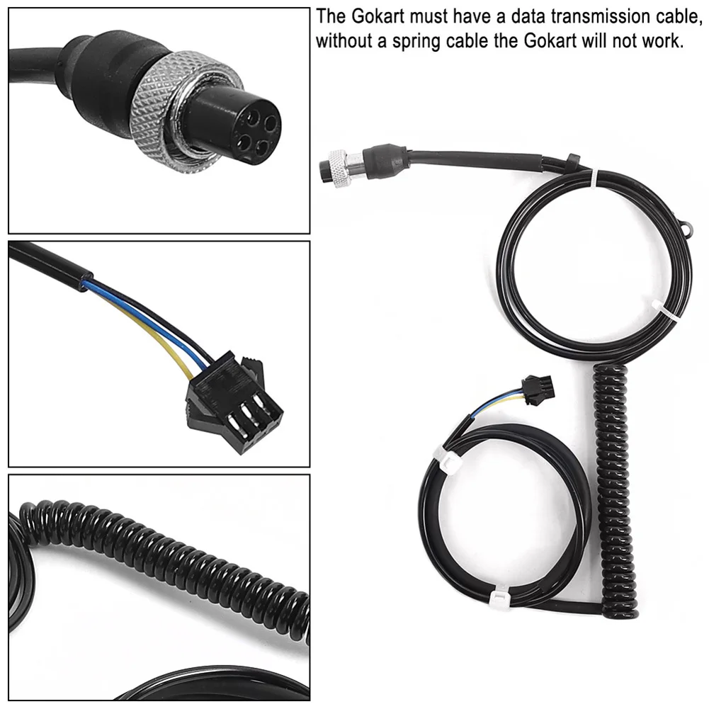 Go Kart Spring Wire Frame Internal Communication Line Cable For Ninebot For Segway For Lamborghini Go Kart Kit