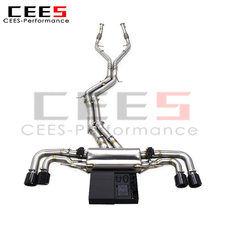 

CEES Valvetronic Catback Exhaust for Porsche Cayenne S Turbo 2.9T 2018-2024 Escape SUS304 Exhaust Pipe Muffler System