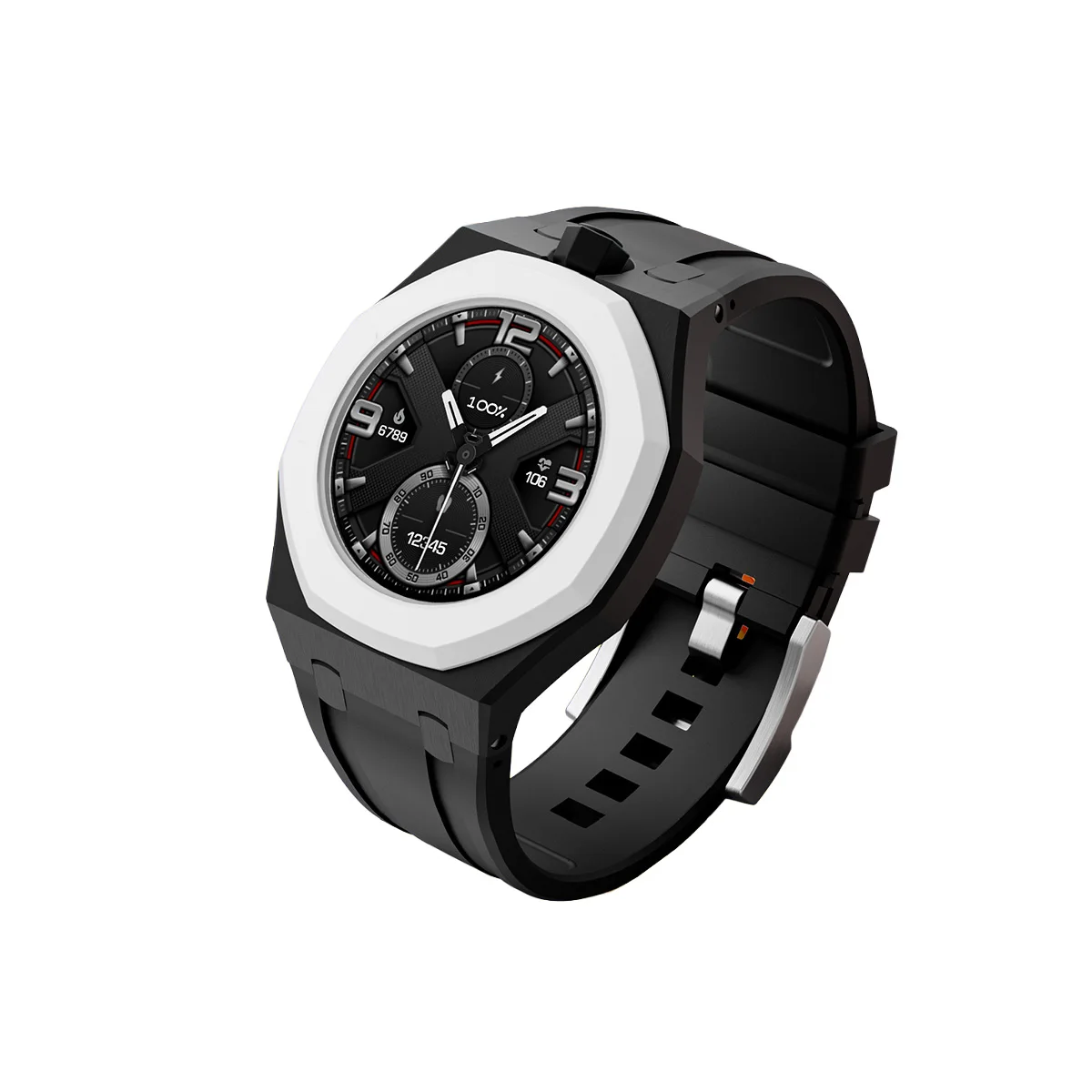 Ceramic Silicone Hybrid Mod Set for Swatch X AP Royal POP Watch Full Housing Metal Link Bracelet Custom Mod Parts