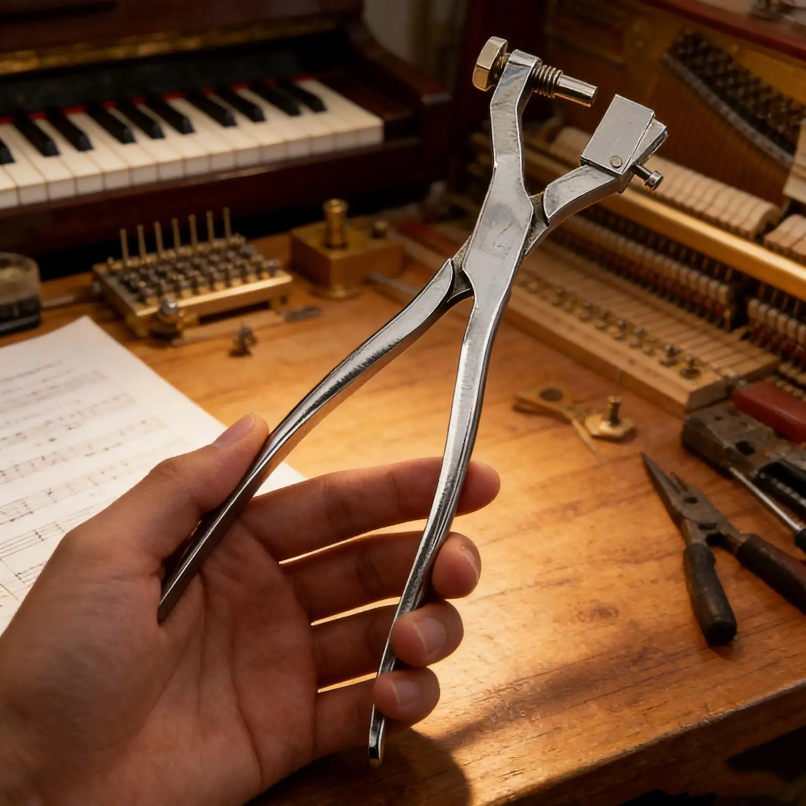 Professional Grand Piano Hammer Puller Shank Removal Tool Essential Piano Repair Part for Piano Maintenance Accessory