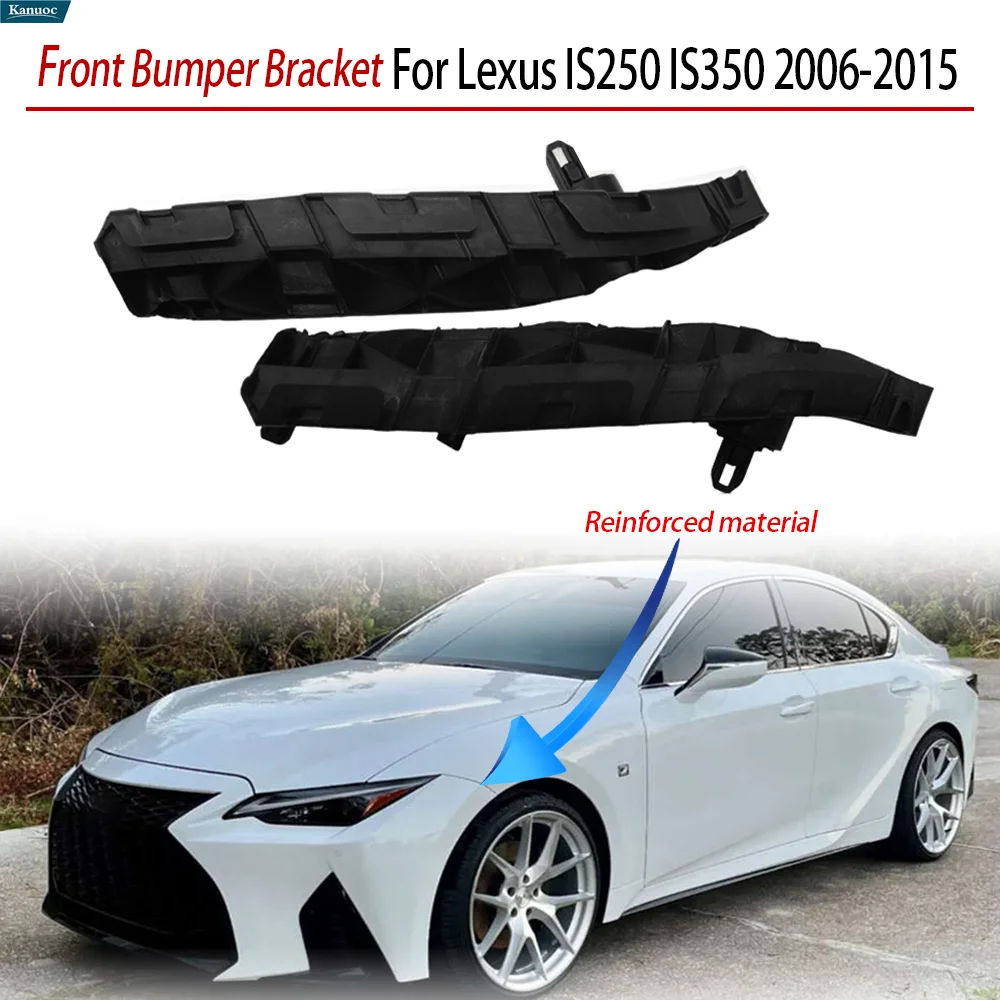 

Кронштейн переднего бампера, левая и правая пара, замена OEM, прочная сталь для Lexus IS250 IS350 2006-2015