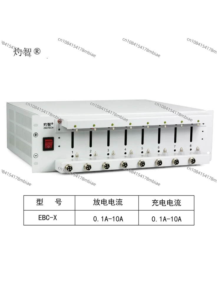 

EBC-X 8-channel Battery Divider Ternary Lithium Iron 18650 Battery Capacity Tester 10A Cycle