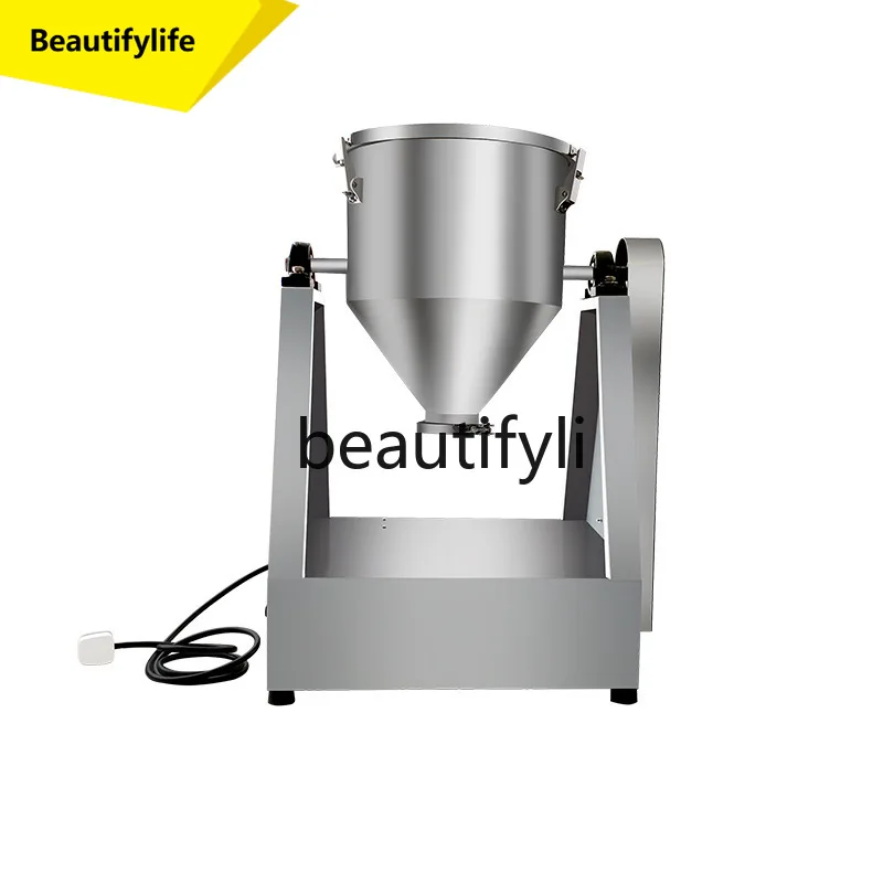 

A61 Stainless Steel Drum Mixer Dry Powder Mixing Machine Butterfly Valve Mixer