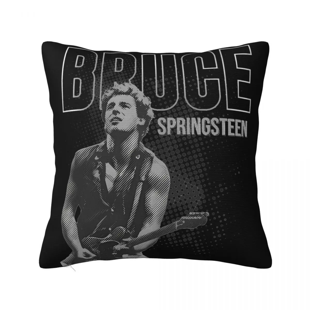 Bruce Springsteen 2024 World Tour Pillow Cover Soft Cushion Cover Decoration Vintage Heavy Metal Rock Music Tour Pillow Case