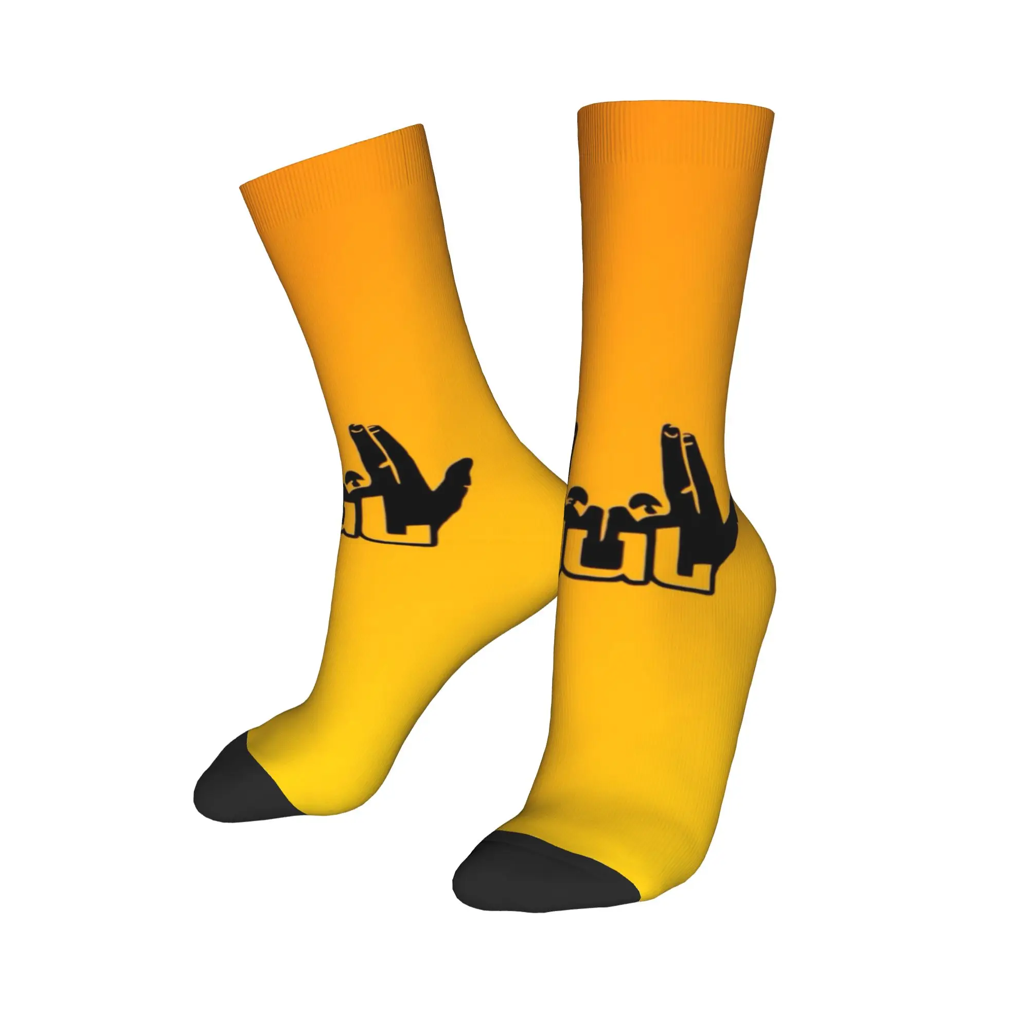 

Пользовательские носки JUL Rapper Music French Dress, мужские и женские теплые забавные новинки, носки для экипажа