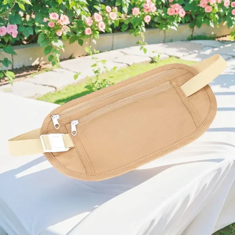 Running Close-fitting Anti-theft Mobile Phone Waist Bag Travel Sports Nylon Bag Invisible Zero Wallet Outdoor Leisure Waist Bag