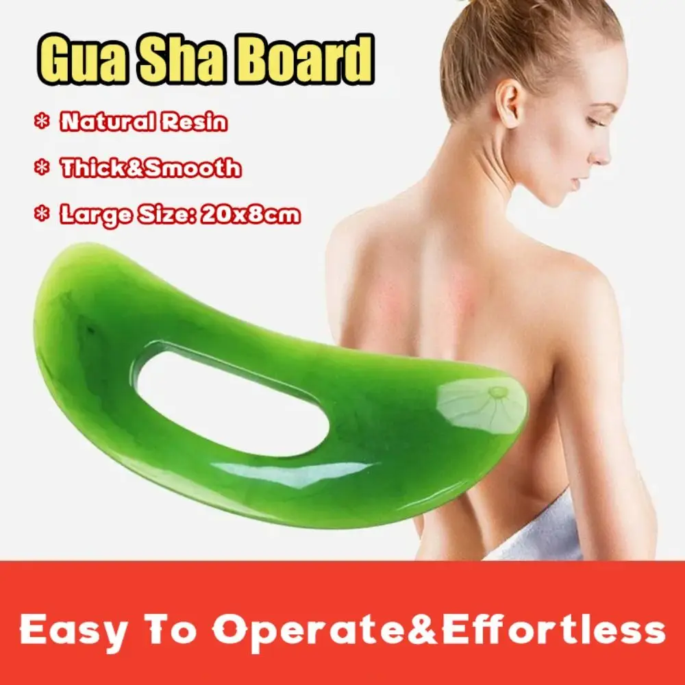 

Extra-large Size Gua Sha Board Manual Resin Beeswax Manual Massage Tool Whole Body Massage Massager Scraper
