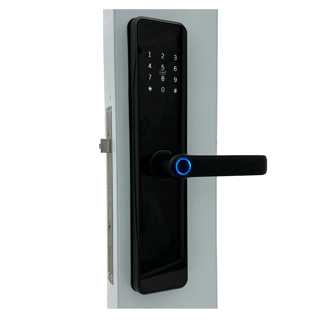 

July005 Top Selling Electronic Smart Lock Intelligent Lock Fingerprint Password Key Home Office Security Door Lock