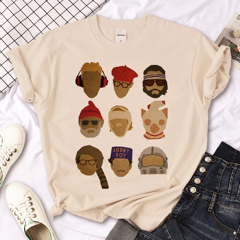 Wes Anderson Tee women designer harajuku funny t shirt girl funny clothing